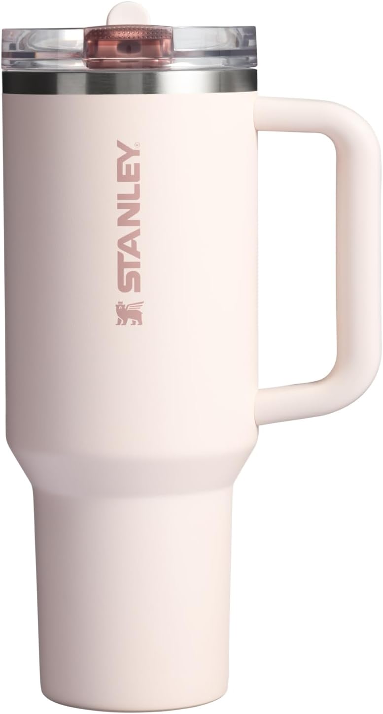 STANLEY Quencher ProTour Flipstraw Tumbler, 40 oz, Peach Rose