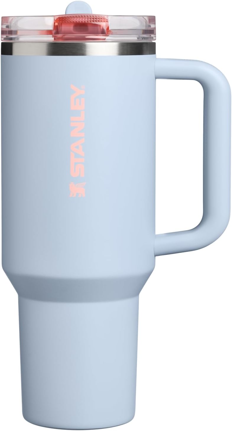STANLEY Quencher ProTour Flipstraw Tumbler, 40 oz, Peach Rose