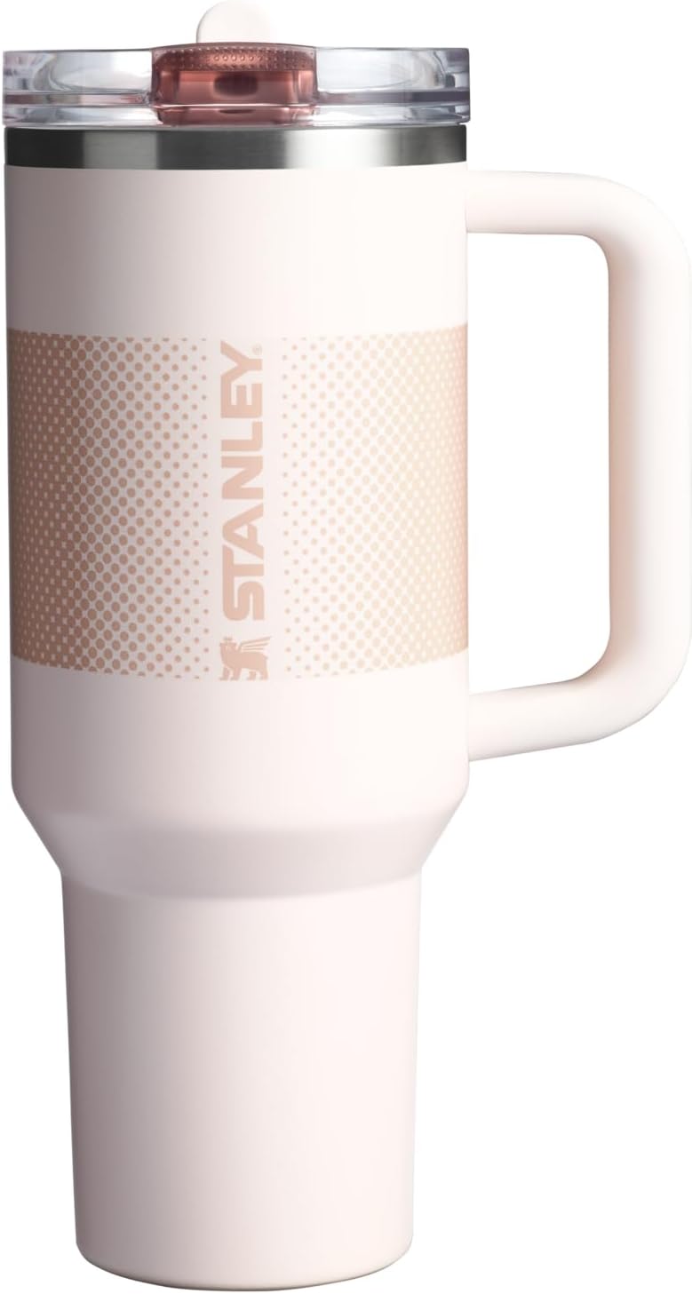 STANLEY Quencher ProTour Flipstraw Tumbler, 40 oz, Peach Rose