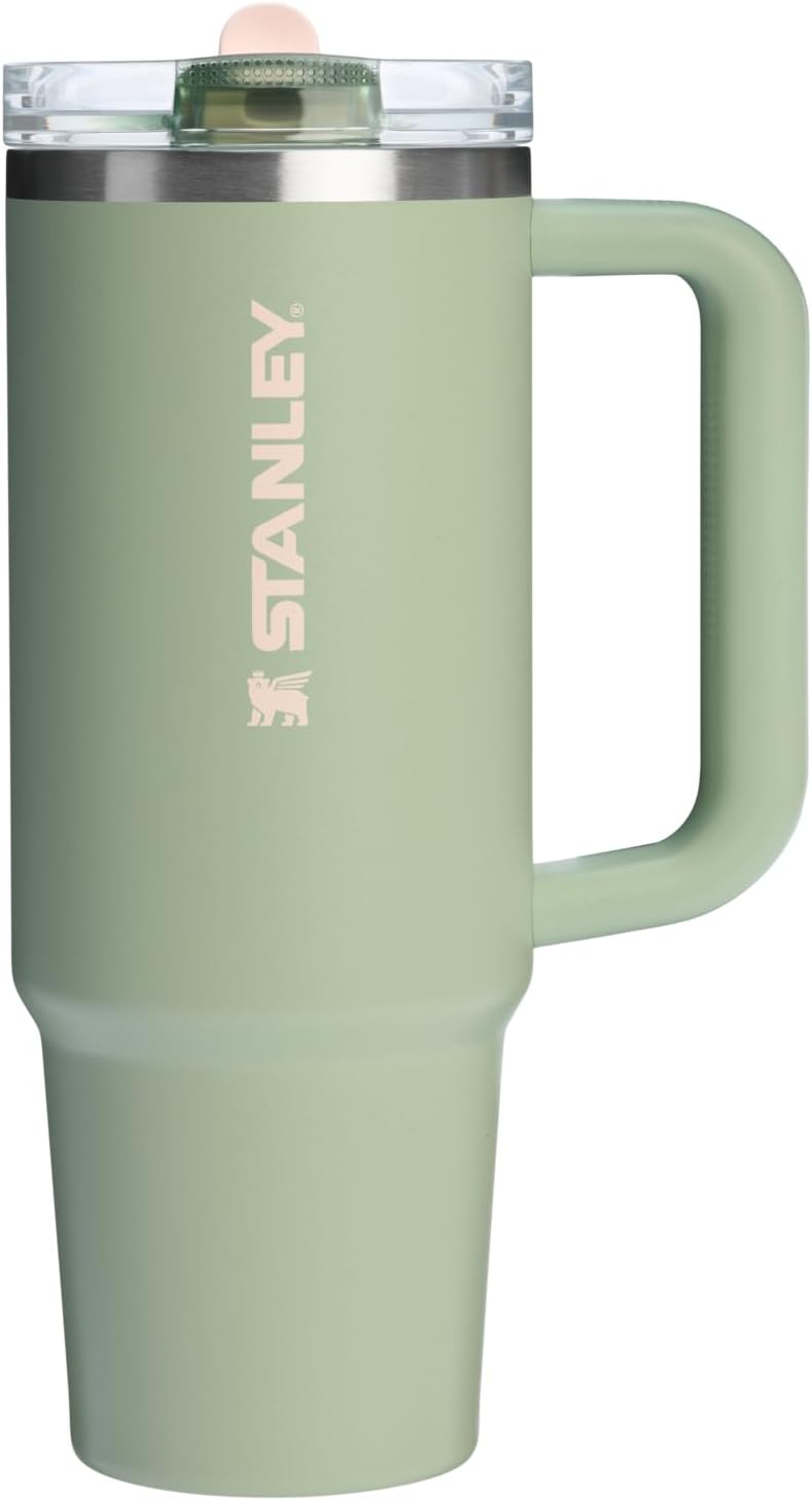 STANLEY Quencher ProTour Flipstraw Tumbler, 40 oz, Peach Rose