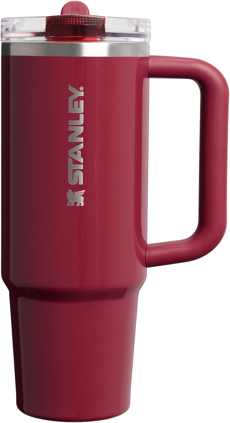STANLEY Quencher ProTour Flipstraw Tumbler, 40 oz, Peach Rose