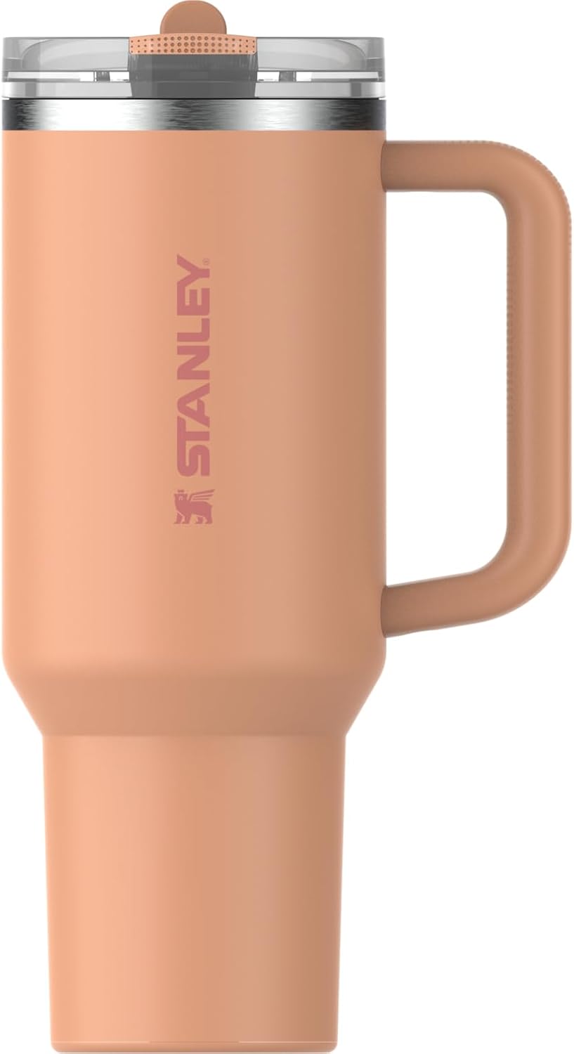 STANLEY Quencher ProTour Flipstraw Tumbler, 40 oz, Peach Rose