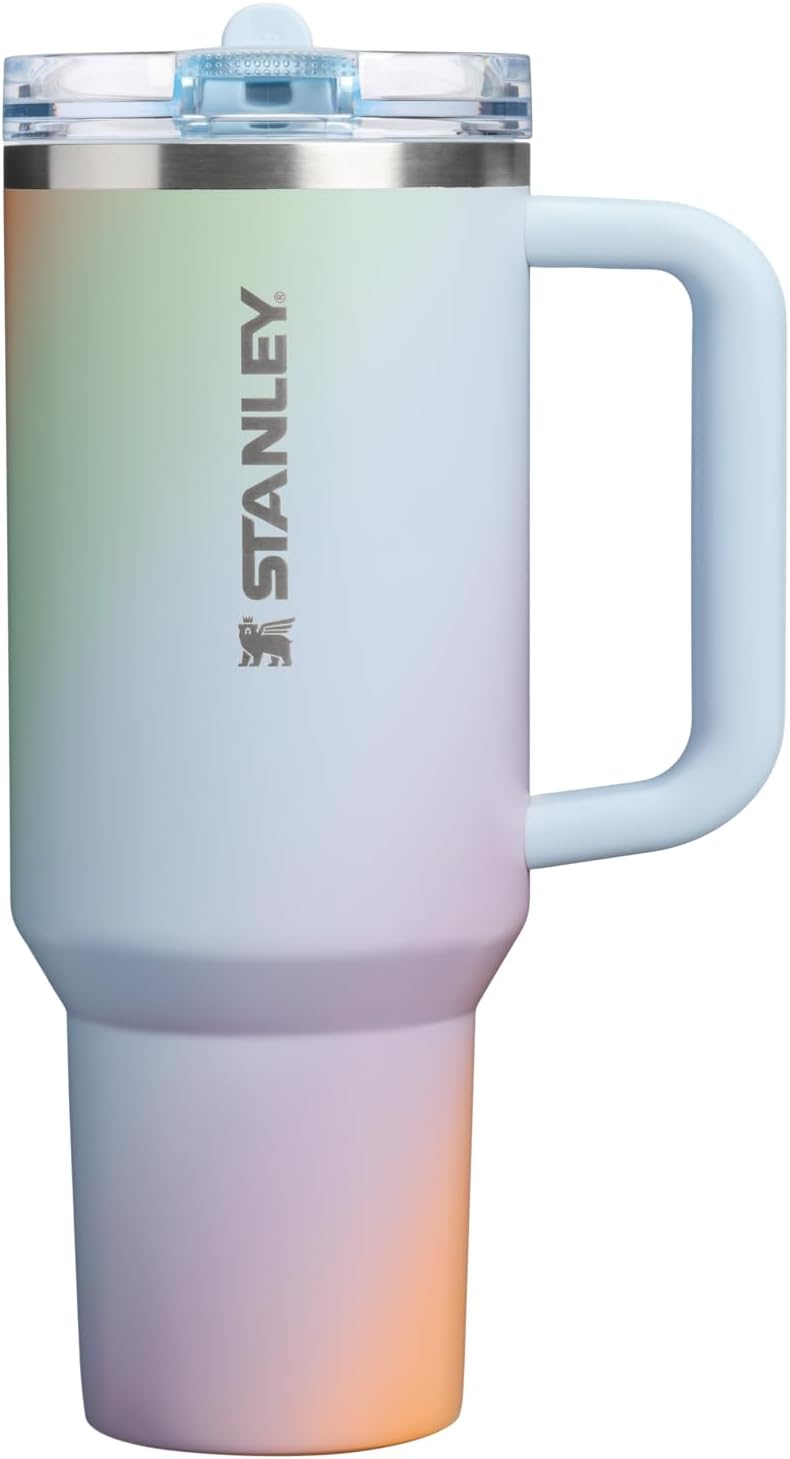 STANLEY Quencher ProTour Flipstraw Tumbler, 40 oz, Peach Rose