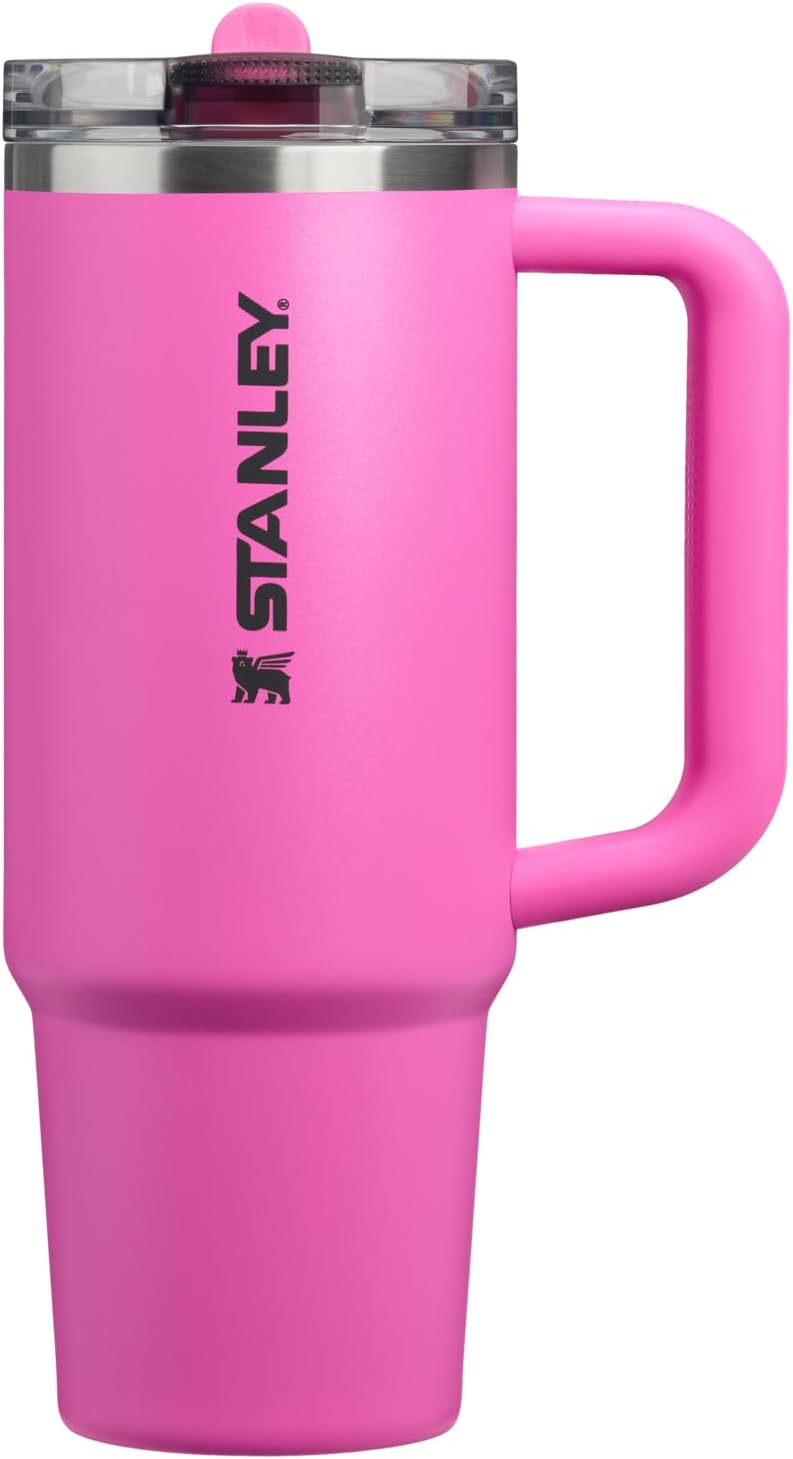 STANLEY Quencher ProTour Flipstraw Tumbler, 40 oz, Peach Rose