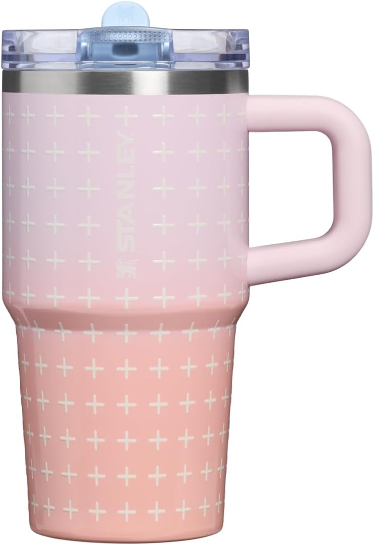 STANLEY Quencher ProTour Flipstraw Tumbler, 40 oz, Peach Rose