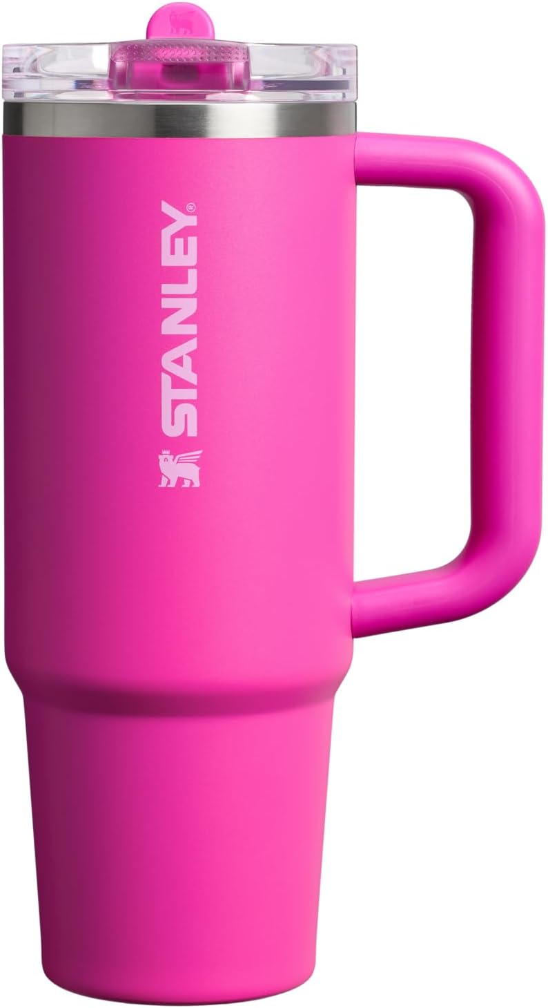 STANLEY Quencher ProTour Flipstraw Tumbler, 40 oz, Peach Rose