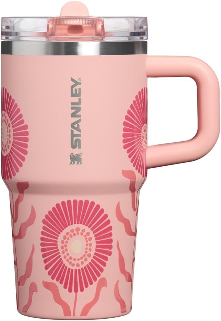 STANLEY Quencher ProTour Flipstraw Tumbler, 40 oz, Peach Rose