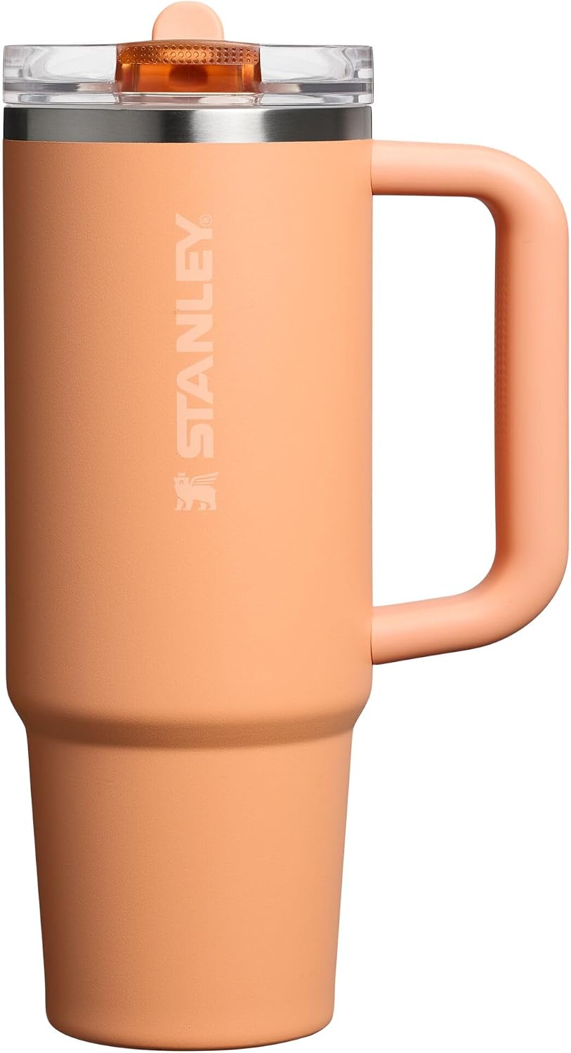 STANLEY Quencher ProTour Flipstraw Tumbler, 40 oz, Peach Rose