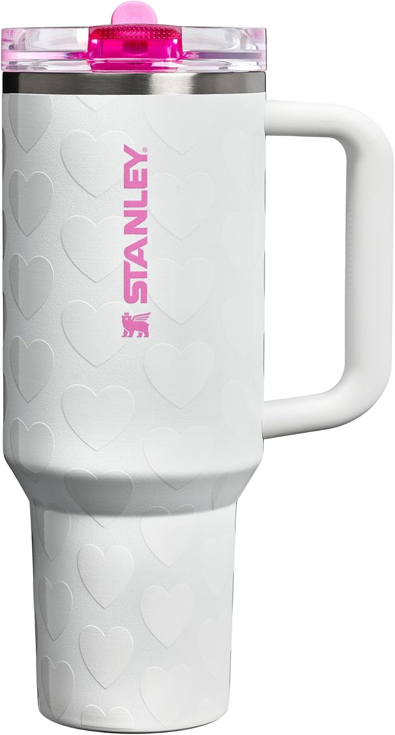 STANLEY Quencher ProTour Flipstraw Tumbler, 40 oz, Peach Rose