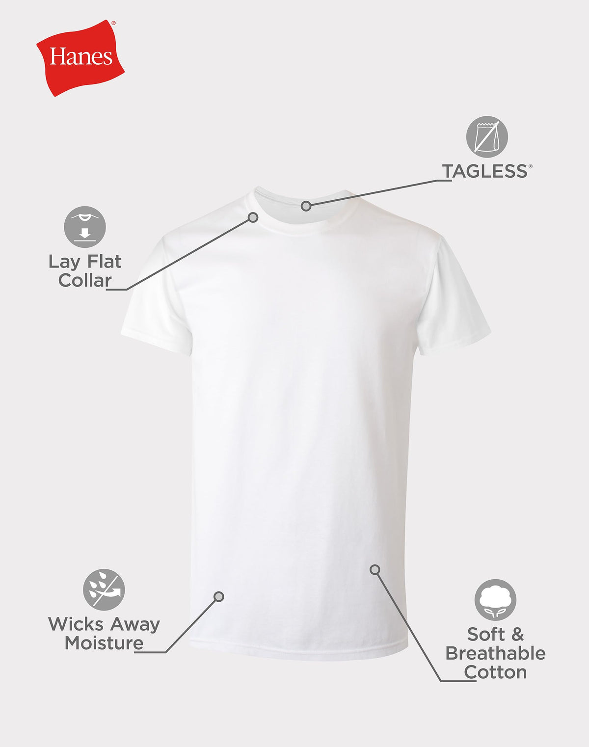 Hanes Men's Undershirt Packs,