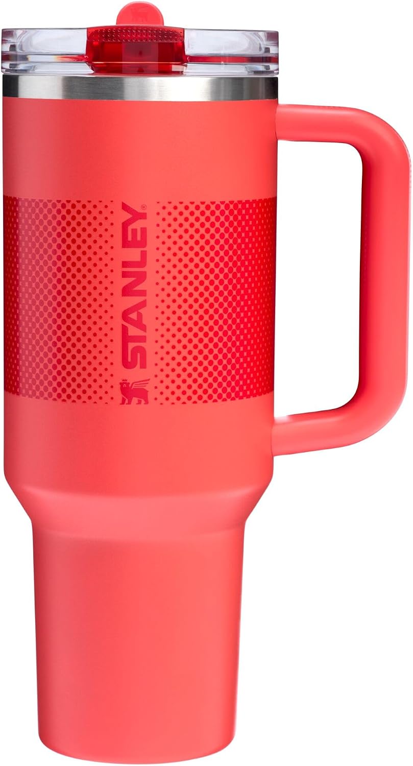 STANLEY Quencher ProTour Flipstraw Tumbler, 40 oz, Peach Rose
