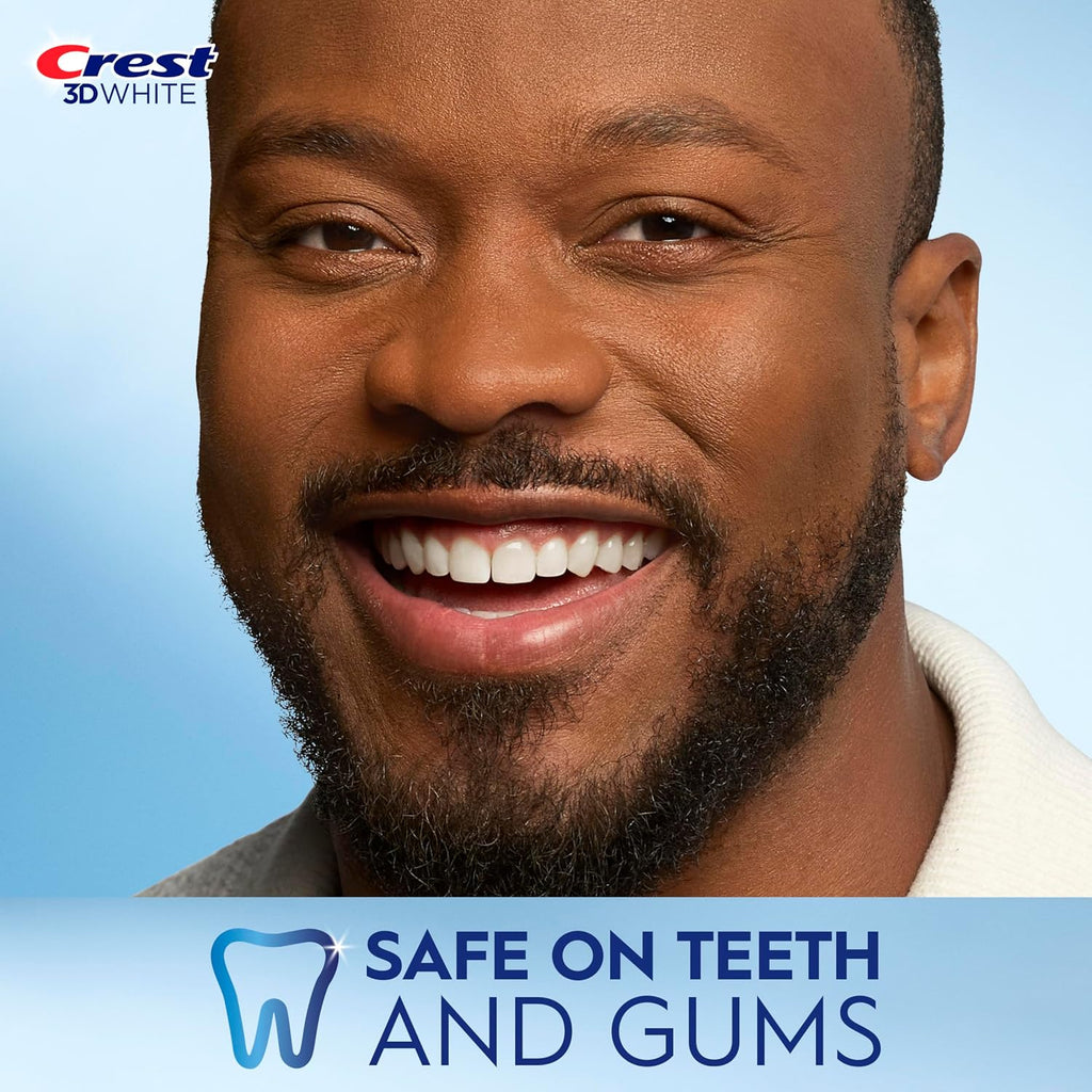 Crest 3DWhitestrips Sensitive White At-Home Teeth Whitening Kit, 18 Treatments, Gently Removes 15 Years of Stains