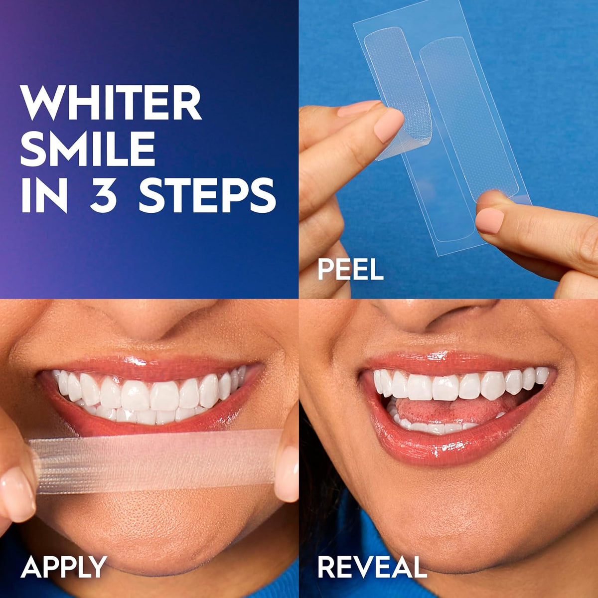 Crest 3DWhitestrips Sensitive White At-Home Teeth Whitening Kit, 18 Treatments, Gently Removes 15 Years of Stains