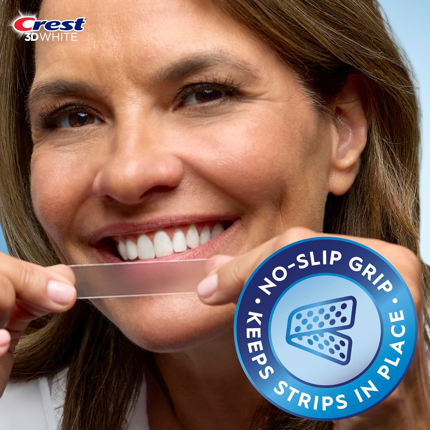 Crest 3DWhitestrips Sensitive White At-Home Teeth Whitening Kit, 18 Treatments, Gently Removes 15 Years of Stains